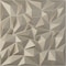 Ekena Millwork 19 5/8in. W x 19 5/8in. H Leto EnduraWall Decorative 3D Wall Panel Covers 2.67 Sq. Ft. WP20X20LTCSV - alternate 1